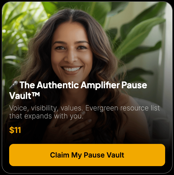 🎤 The Authentic Amplifier Pause Vault™