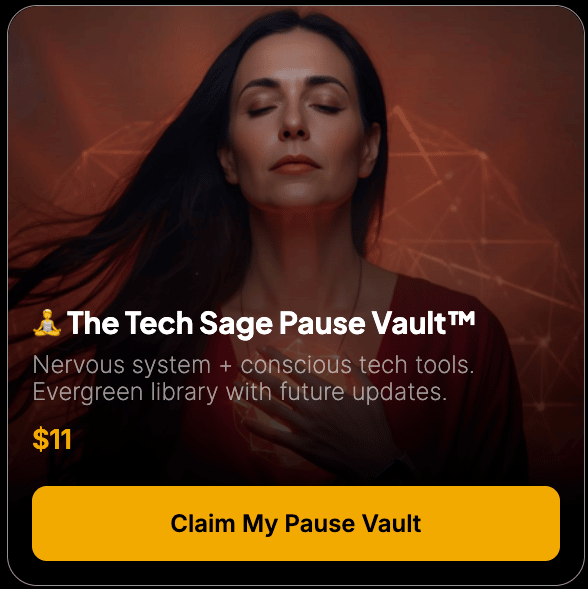 🧘 The Tech Sage Pause Vault™