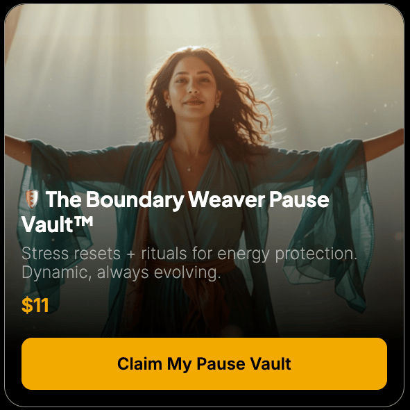 🛡️ The Boundary Weaver Pause Vault™