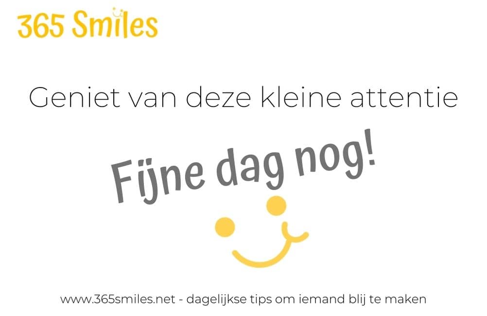 Briefje voor bij klein geschenkje