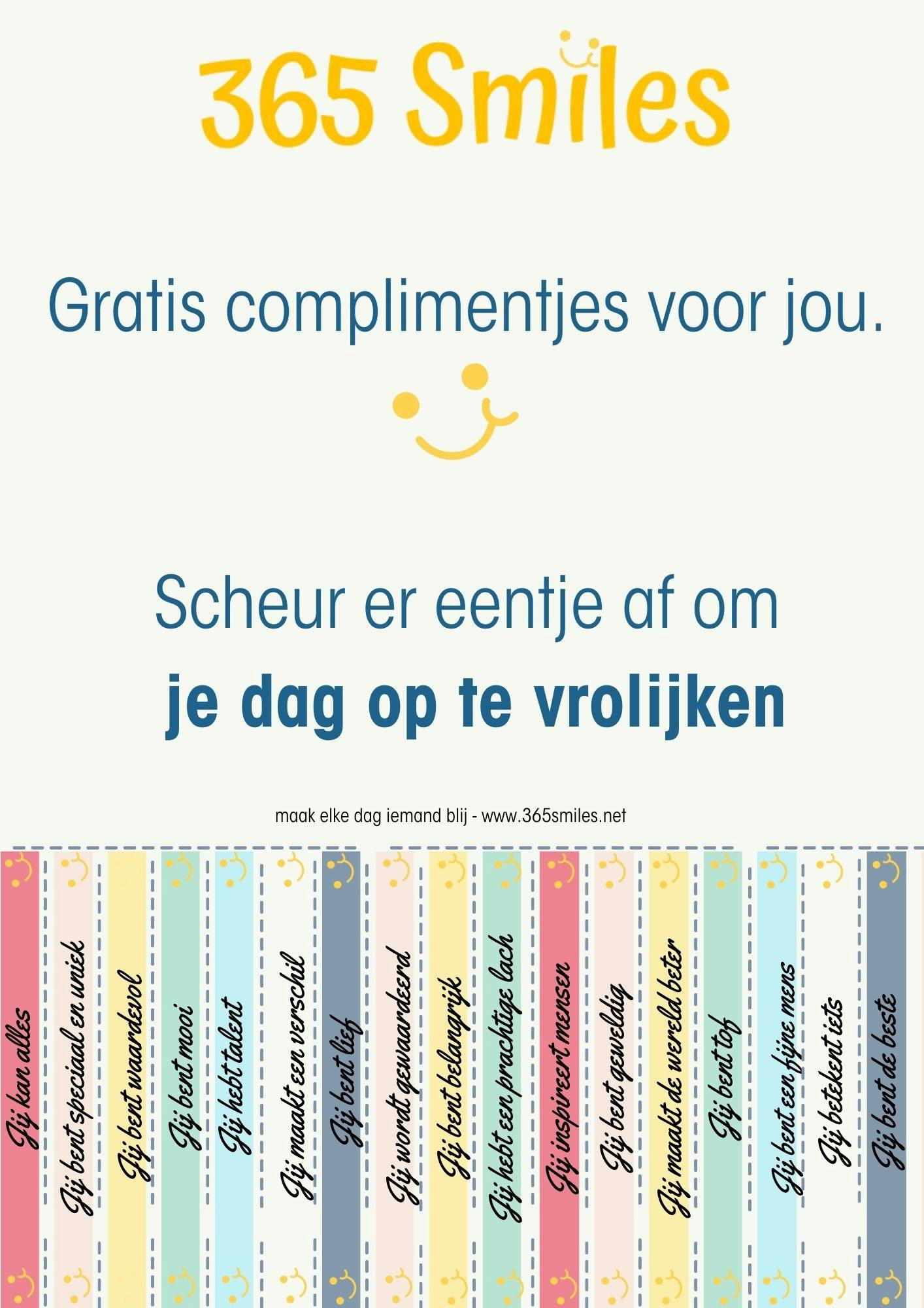 Complimentjes om te scheuren