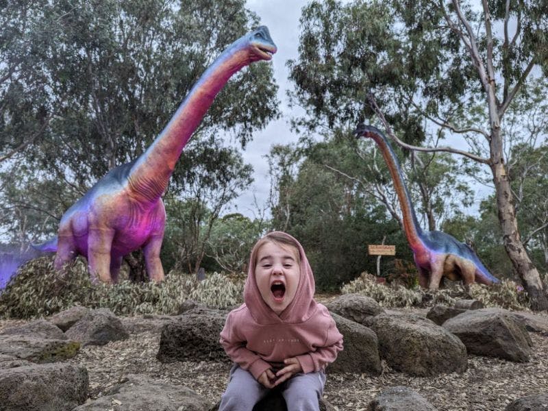 Dinos at the Zoo
