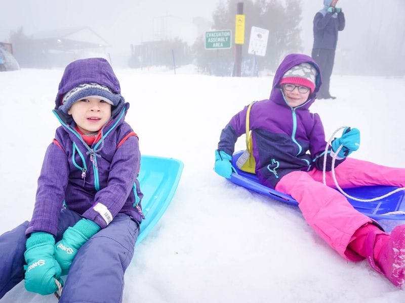 Lake Mountain with kids