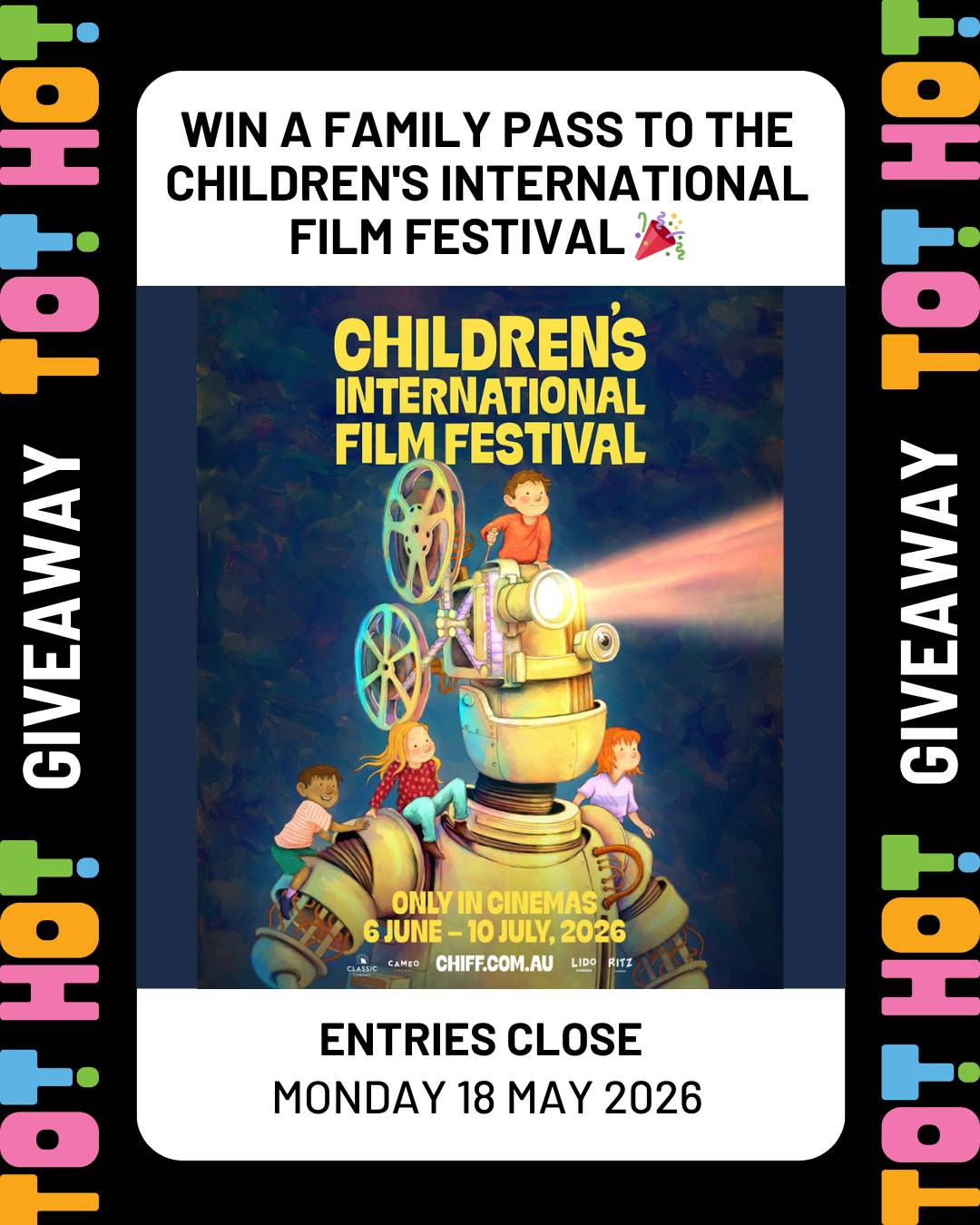 Win a Family Pass to the Children's International Film Festival
