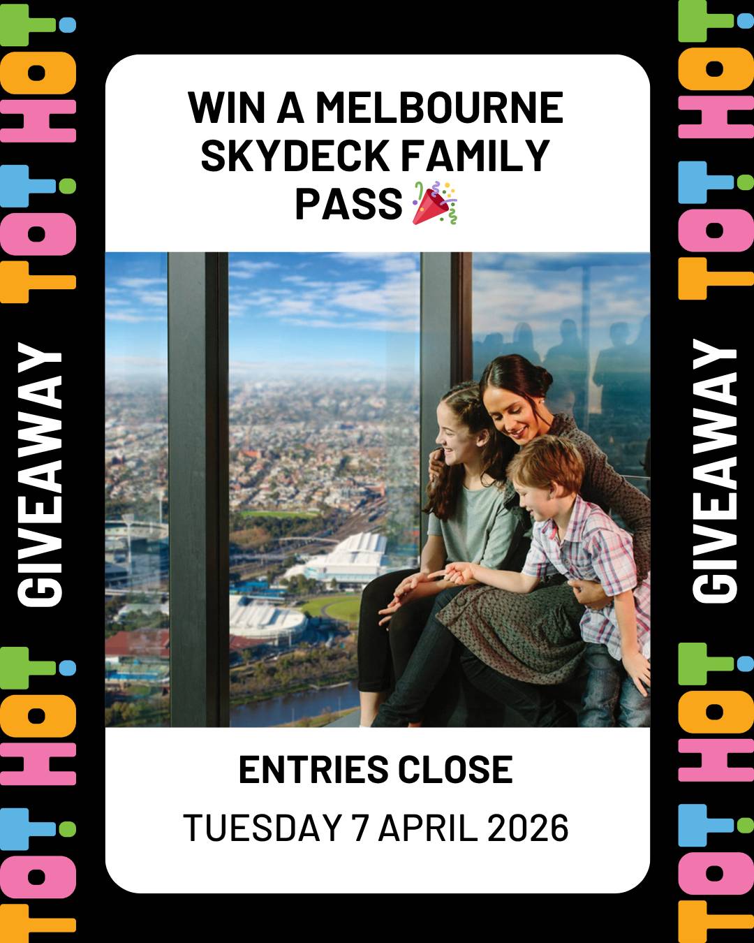 Win a Melbourne Skydeck Family Pass