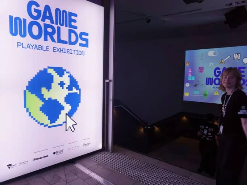 Game Worlds playable exhibition at ACMI Melbourne
