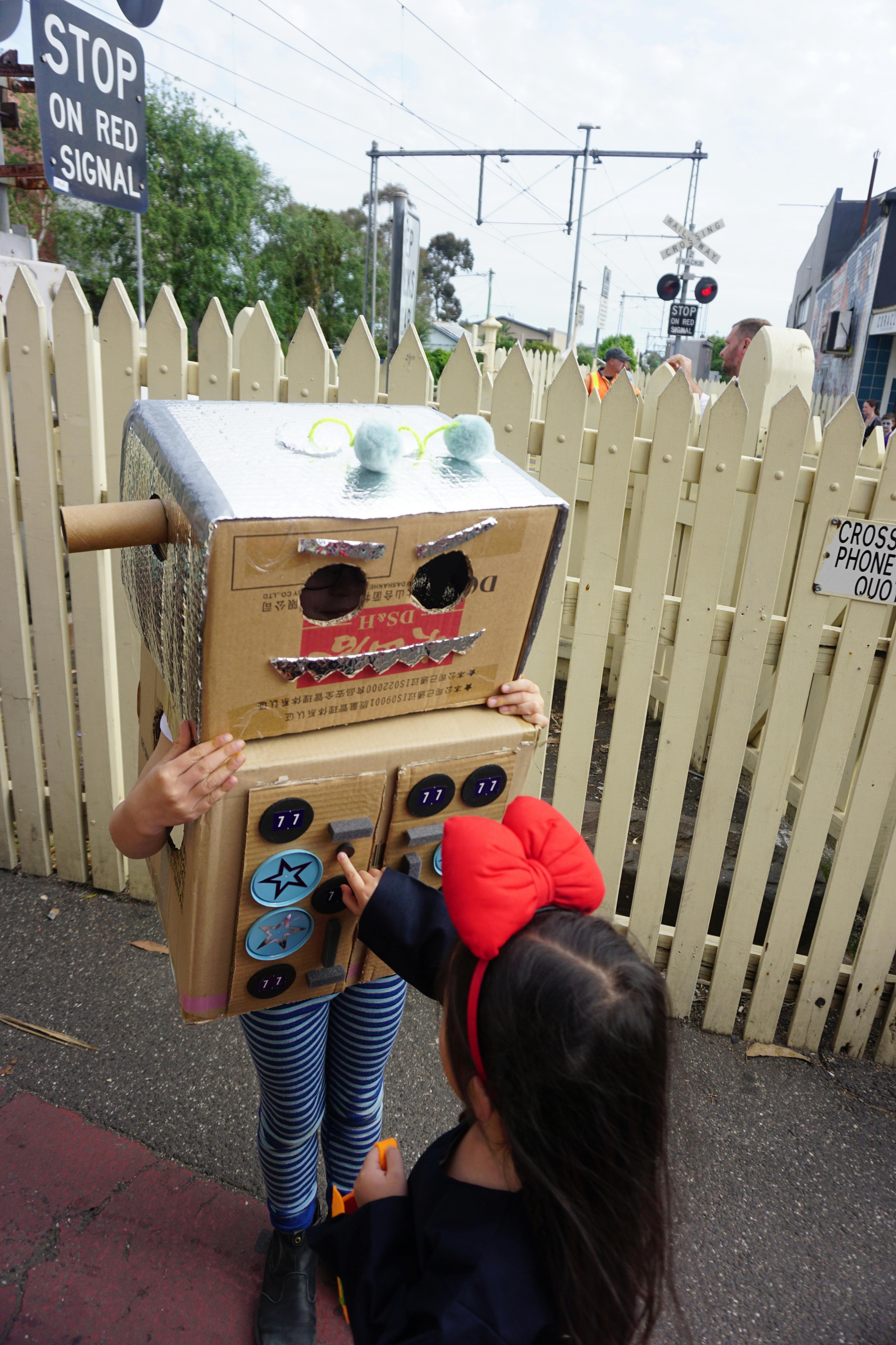 Joyce's kids in their Halloween costumes