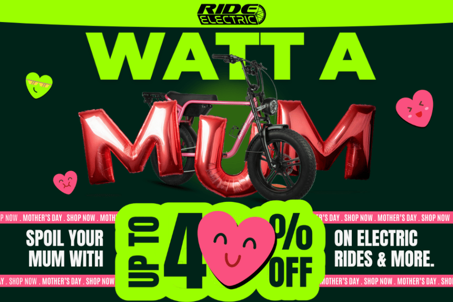 Ride Electric Mothers Day Sale