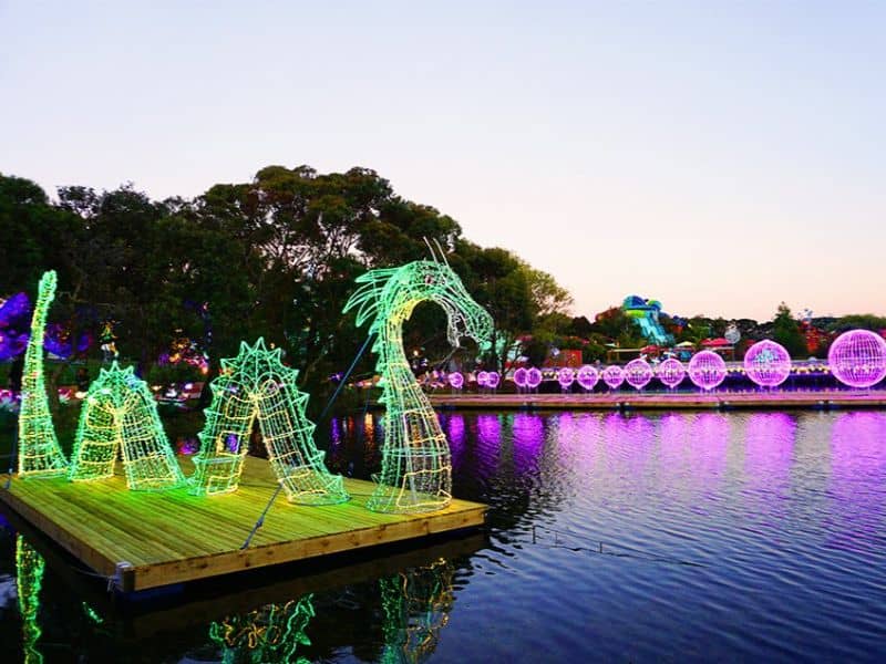 Adventure Park' Festival of Lights in Geelong