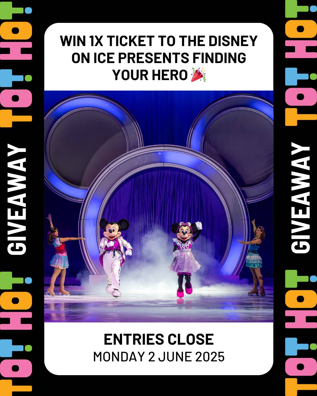 Giveaway of 1x ticket to Disney on Ice Finding Your Hero