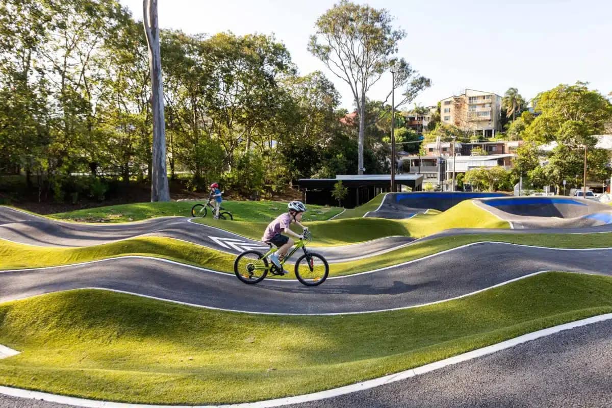 Pump tracks for kids on bikes and scooters in Melbourne and Victoria