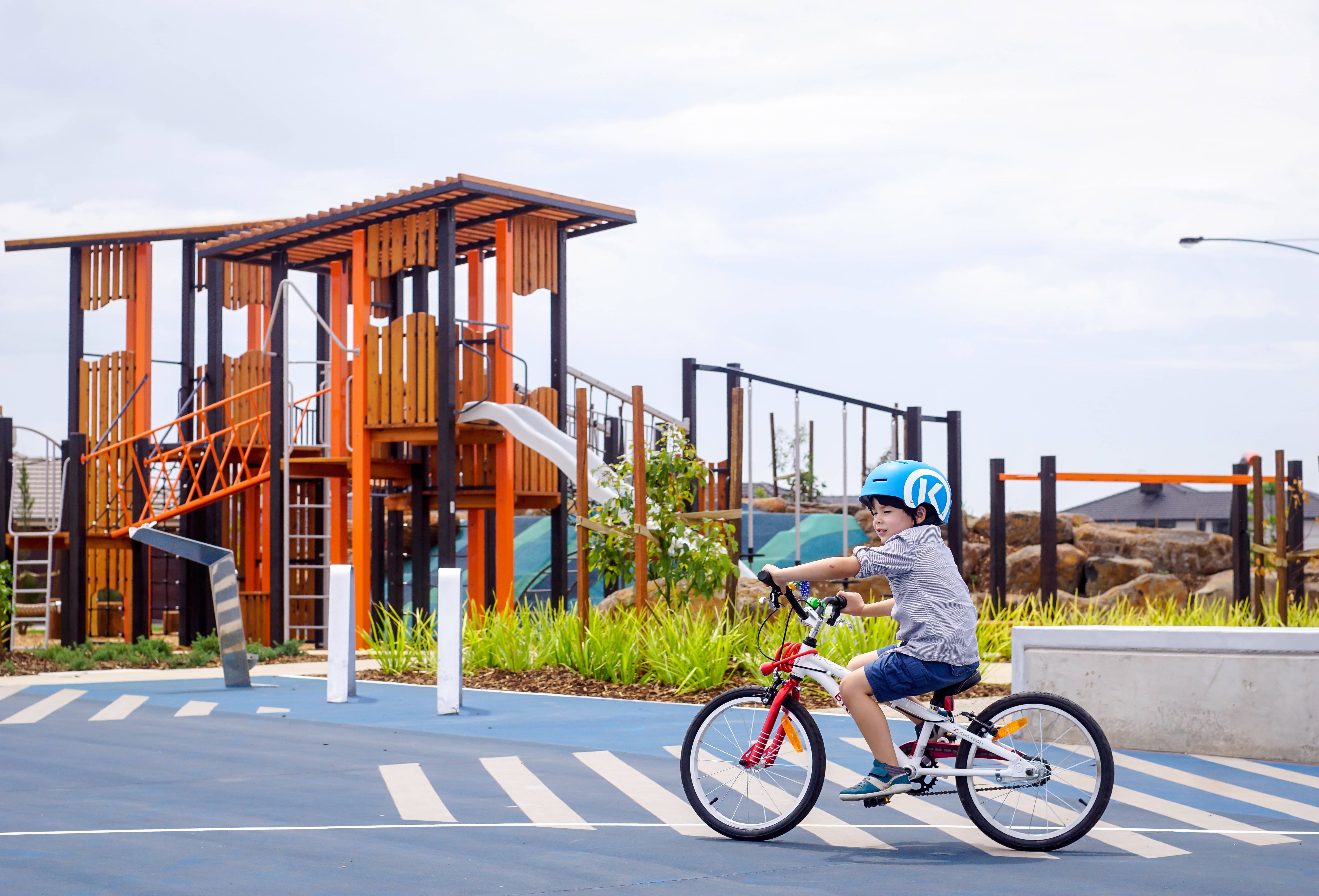 Woodlea playground bike track