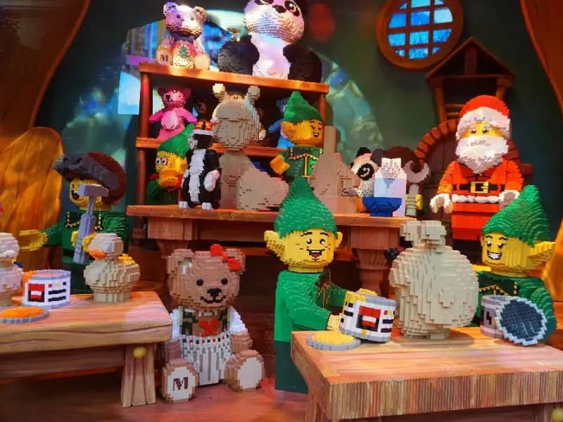 Myer Christmas Windows 2025 A Playful LEGO Story