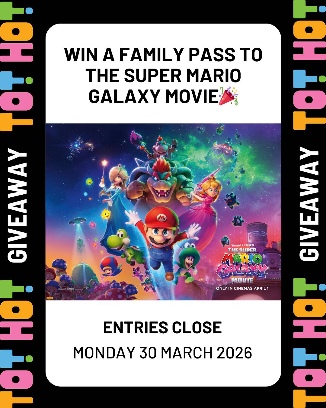 Win a Family Pass to The Super Mario Galaxy Movie