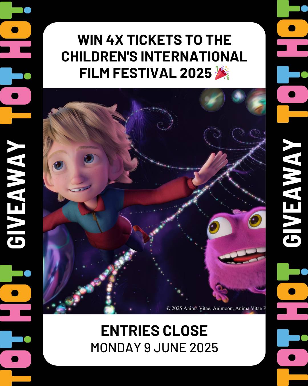 Win FOUR Children's International Film Festival Tickets