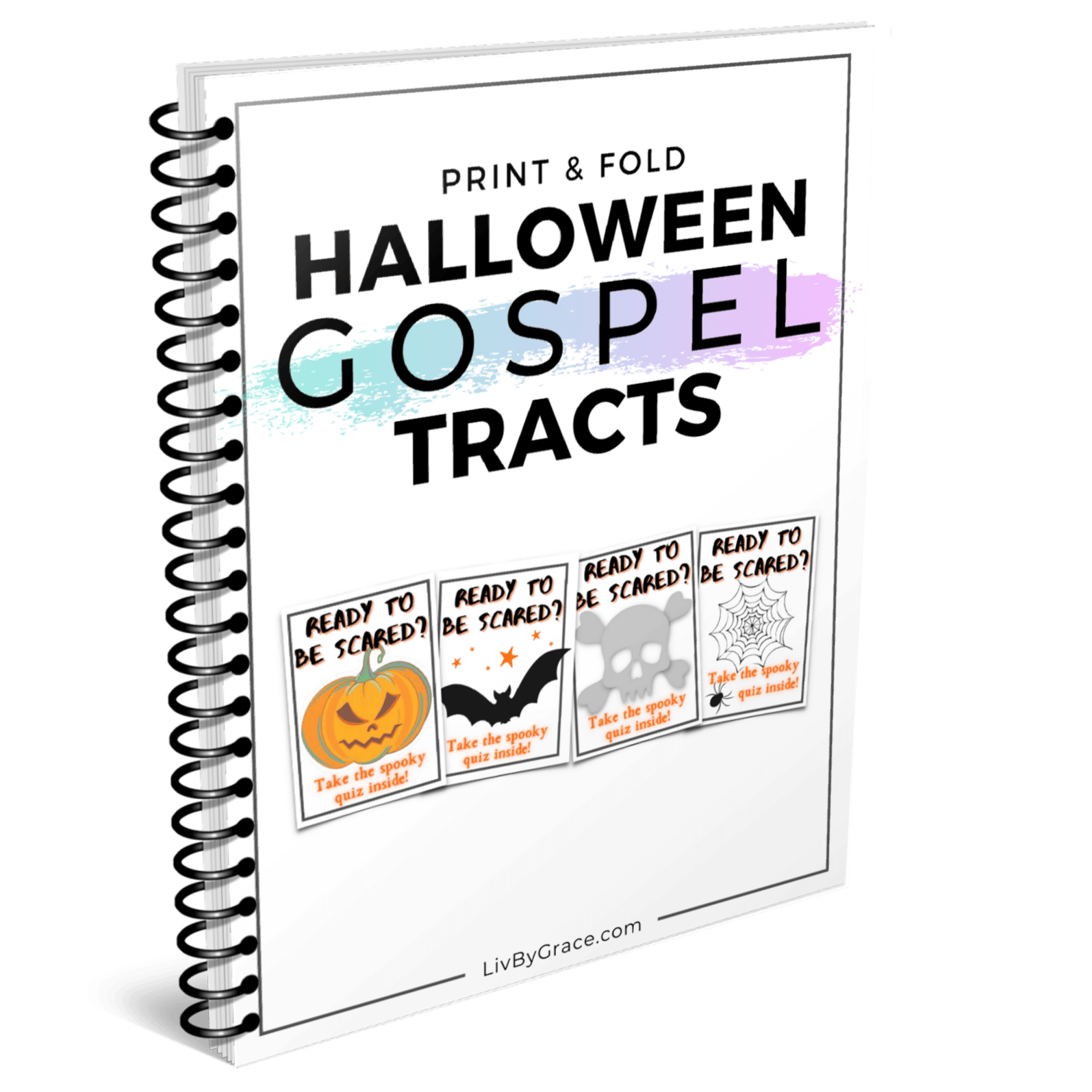 Get your FREE Printable Halloween gospel tracts (just print & fold)!