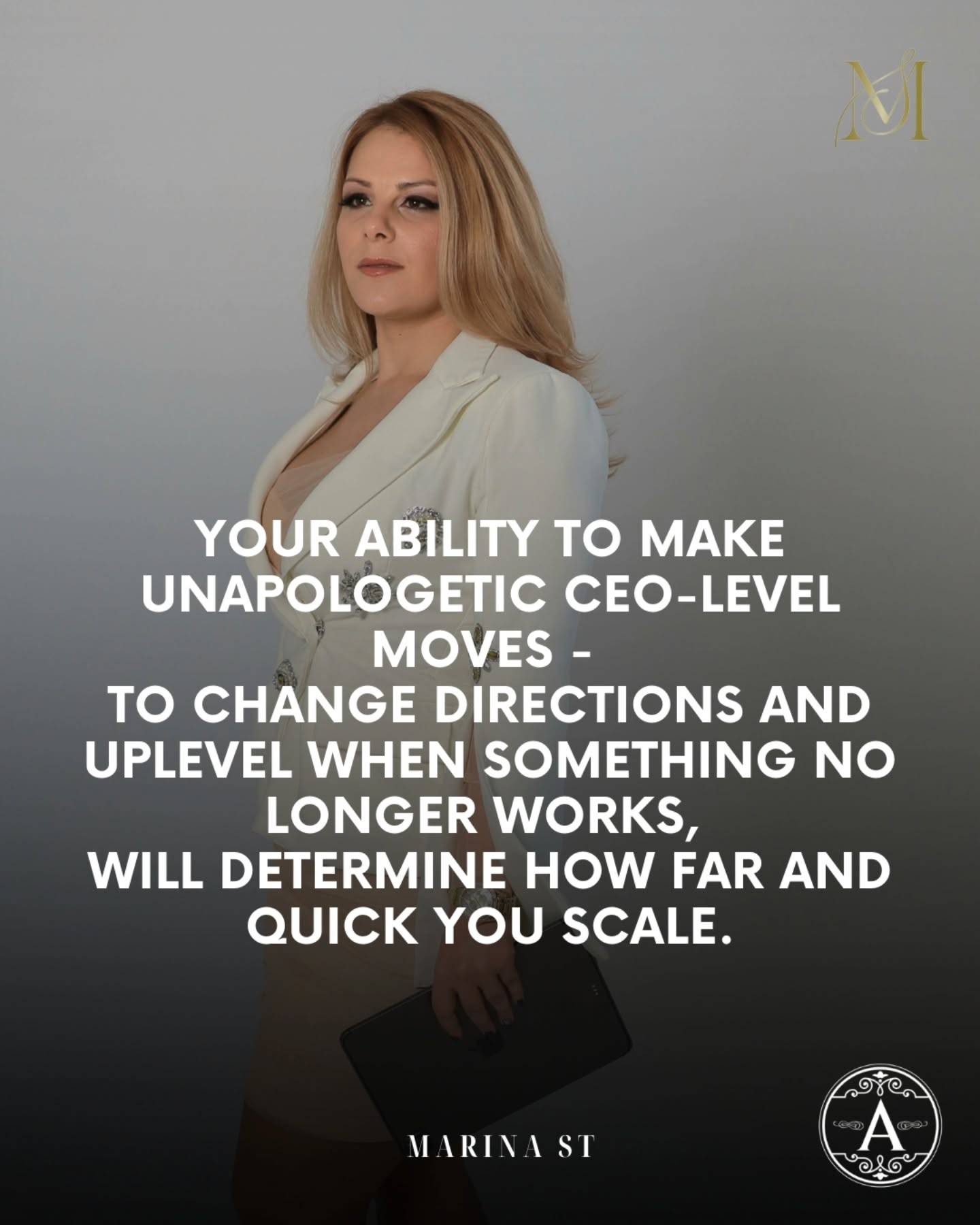 Which means you’re ready for my Scale Like a CEO Masterclass. 🤌🏼🚀

I’m going to show you how to free up capacity to finish the funnels, close the leaks, and build a sales system that multiplies your income. 🔥

I’m going to show you how to raise your standards in business and leadership so every move compounds into more money. And a Brand that is irrestistible, so people line up to be around you. 💸

I’m going to show you how to unapologetically let go of what no longer fits — and how that decision alone unlocks your next level. 😏

If you’re done playing small and you’re ready to fully claim your next identity, your next income level, and your CEO lane — this is for you.

The instant access link is in bio. 🔗