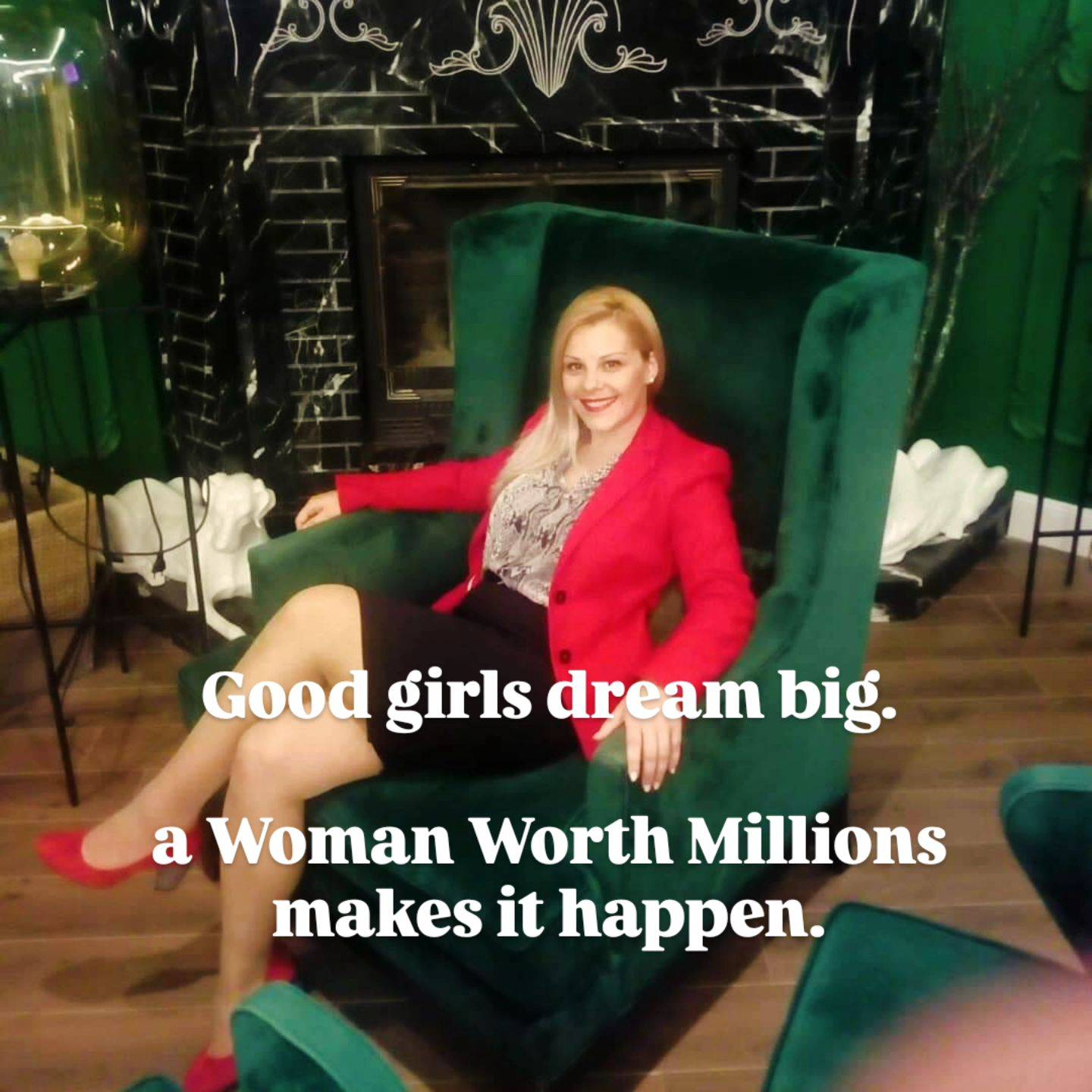 This is exactly what will double your current income & visibility as if you are a Victoria's Secret Angel.

I remember years ago when I was thriving in my job but the bts (aka inside of me) was not as luxurious as the 5 star hotels I was spending 4 nights of the week in.

lt was also not so long ago when I was undercharging and overworking, again exhausted & lonely. 

You do all of the work externaly & internally, you are the best at overdelivering to clients, pleasing everyone, doing all the ceremonies for abundance & attraction, journaling & daydreaming, alignment practises YET you are not fitting in someone else's projections, expectation, vision and whatever else comes to your mind. 

Your hinder is not lack of commitment, lack of actions, you being wrong or broken or an ethics issue.

 It is the good girl syndrome 🤦‍♀️

I have been in the good girl era, pleasing everyone but me way too long. 

I rarely share this unpolished story but this is #1 hinder for you as a business owner, Brand & visibility and it wasn't until I shifted my demeanor and took decisive actions to make 6 figures. 

You can be a good girl... yet broke AF. 

You could keep being a good girl & daydream about delusional ideas yet playing it small or you could be The Woman Woman Millions (who you truly are) and go make millions. 

Recognize yourself as the Queen running an International Empire and a Woman Worth Millions (f*cking regardelss of how much you currently earn). 

This woman moves from vision, expansion, she won't ask, she infuses her scent in evertrhing. And won't worry if it is liked or not. 

She makes the decision of the exact shifts and acts. This is normal. This is needed ⬇️

What business model you want, how many hours you want to work, who do you want in your life and how much space you have for yourself, your partner, your children. Everything. 

If you are a visionary woman done with the good girl syndrome and ready for 100K months, join me for my next FREE live Masterclass *The 100K Month* where I will be showing you the exact 5 instant (not good girl) shifts you need in your current business model to 10x your sales. 

Comment *100 K* and I will sign you up for Free.