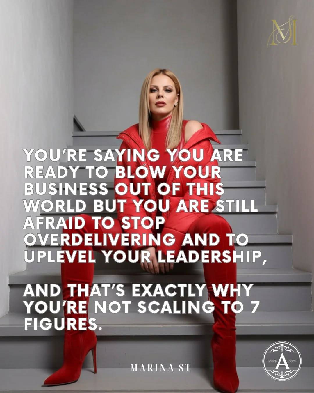 You don’t keep clients by giving more.
You keep them by leading better. 

You’re ready to scale with boundaries, precision, and effortless retention.

My clients see 3 times higher retention when they work with me. 

That is what we will be focusing on inside the She Scales Mastermind. 

You are ready to 3x your recurring income and make your business sustainable, easy and secure. 

DM me SHE SCALES and we will get on a pre-qualification call. 15 women only. High-touch, high-level business & marketing strategy fully aligned with you.