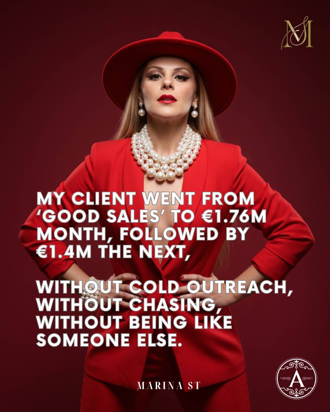 This is exactly what we create in The She Scales Mastermind:

A space for established coaches ready to make 7-figure years their baseline.

Where every offer converts, every client shows up aligned, and money lands daily because your sales, messaging, and leadership are engineered for it.

✅ You stop being “on” 24/7 and your business still makes money.
✅ Every decision has direct ROI.
✅ You lead from authority, clarity, and energy - and enjoy it.
✅ Your clients, your network, and your market see you differently - they trust you, pay you, and elevate your authority simply because of how you show up.

She Scales isn’t a program. This is a 12-month Mastermind.
15 women only. High-vibe, ready to set their business for millions.
Personalized support, an intimate group, focused work on your own business with all its nuances.

It’s your personal revenue and leadership calibration room.
You’re ready for your next €1M year to be the floor, not the stretch.

DM me “SHE SCALES” on for the deets, and we’ll hop on a pre-qualification call.

No hype, just clarity, real ROI, and the path to your next-level business.