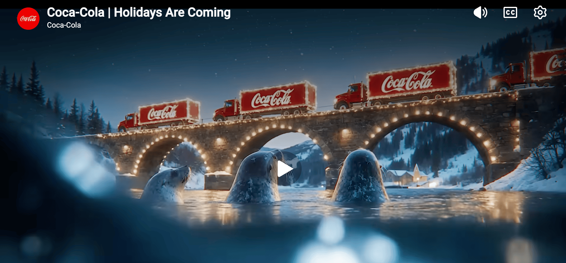 Coca cola Christmas Ad
