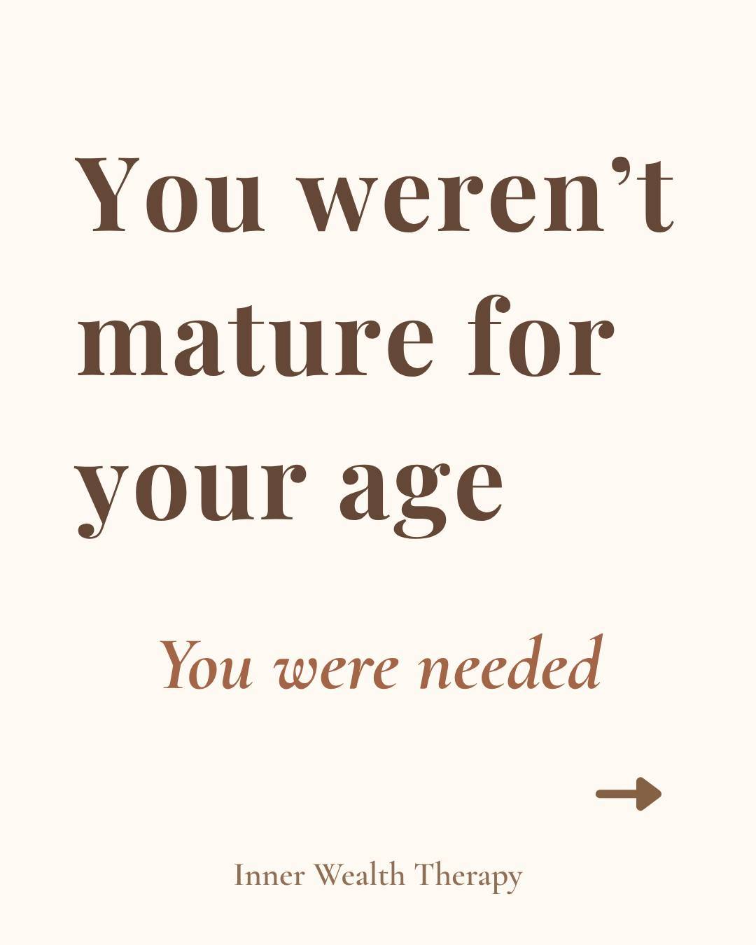 You weren't too much.

You were carrying too much from an early age.

This is where healing shifts from understanding to learning that you no longer have to hold everything together alone.

If this resonated, you can save this if you want to come back to it. 

Ana

#highfunctioningwomen #highfunctioningwomenhealing #traumaadaptations 
#parentifieddaughter #cyclebreakingwomen