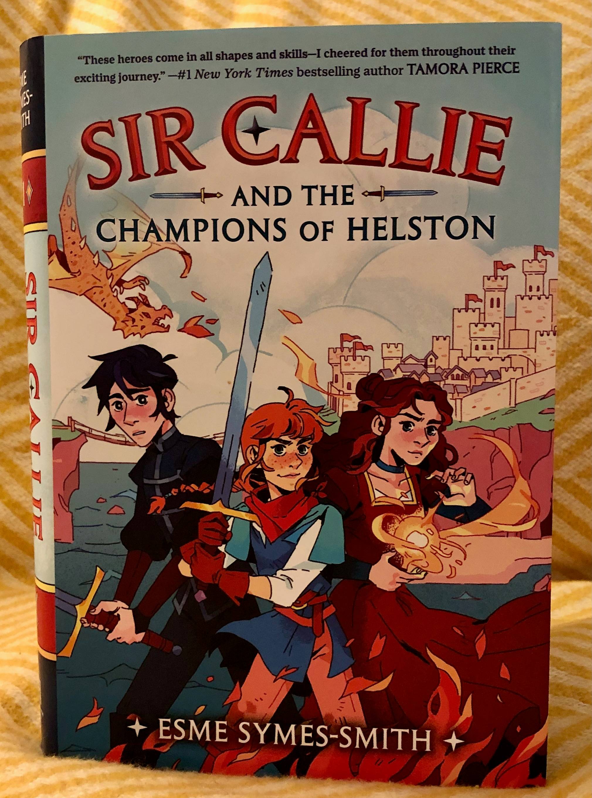 A photo of the cover of "Sir Callie and the Champions of Helston"