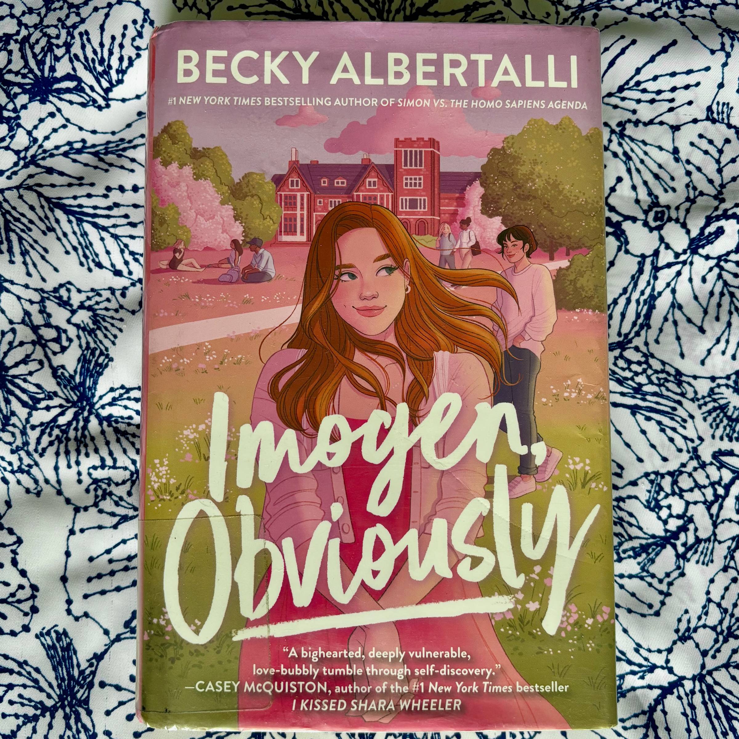 A photo of the cover of "Imogen, Obviously" by Becky Albertalli