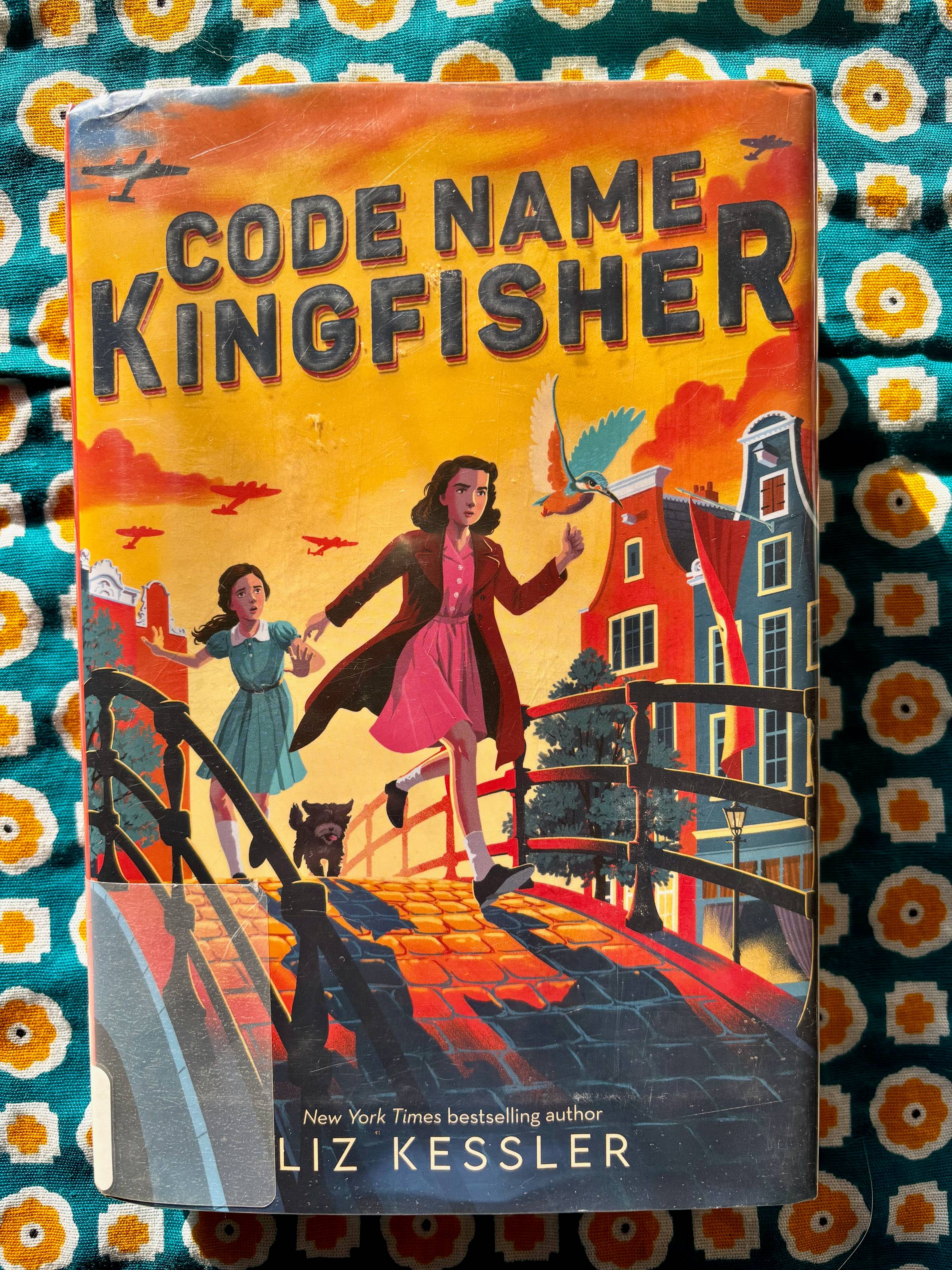 A photo of the cover of the book "Code Name Kingfisher" by Liz Kessler