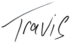 Travis' signature