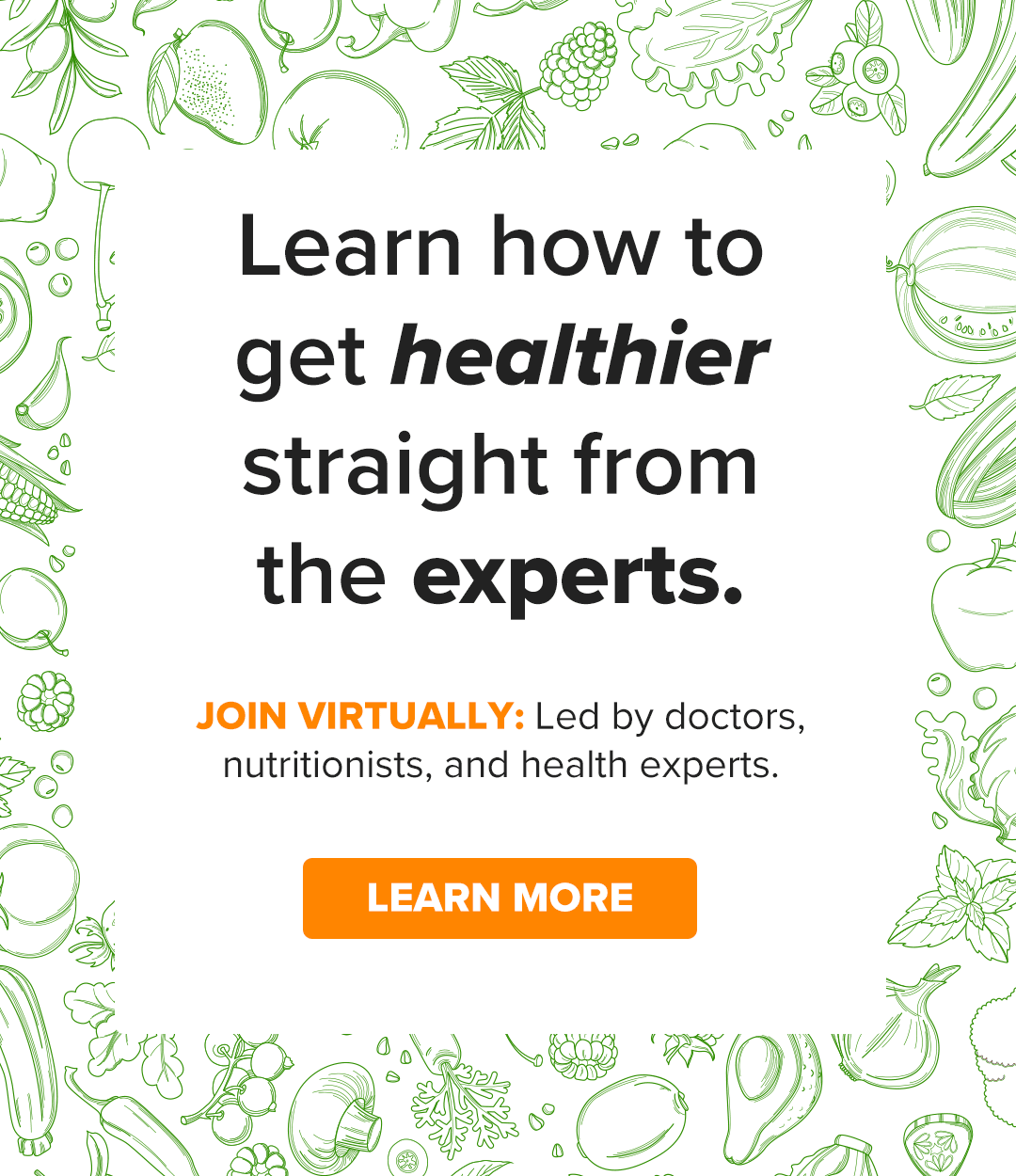 Promo for the free Food Revolution Summit.