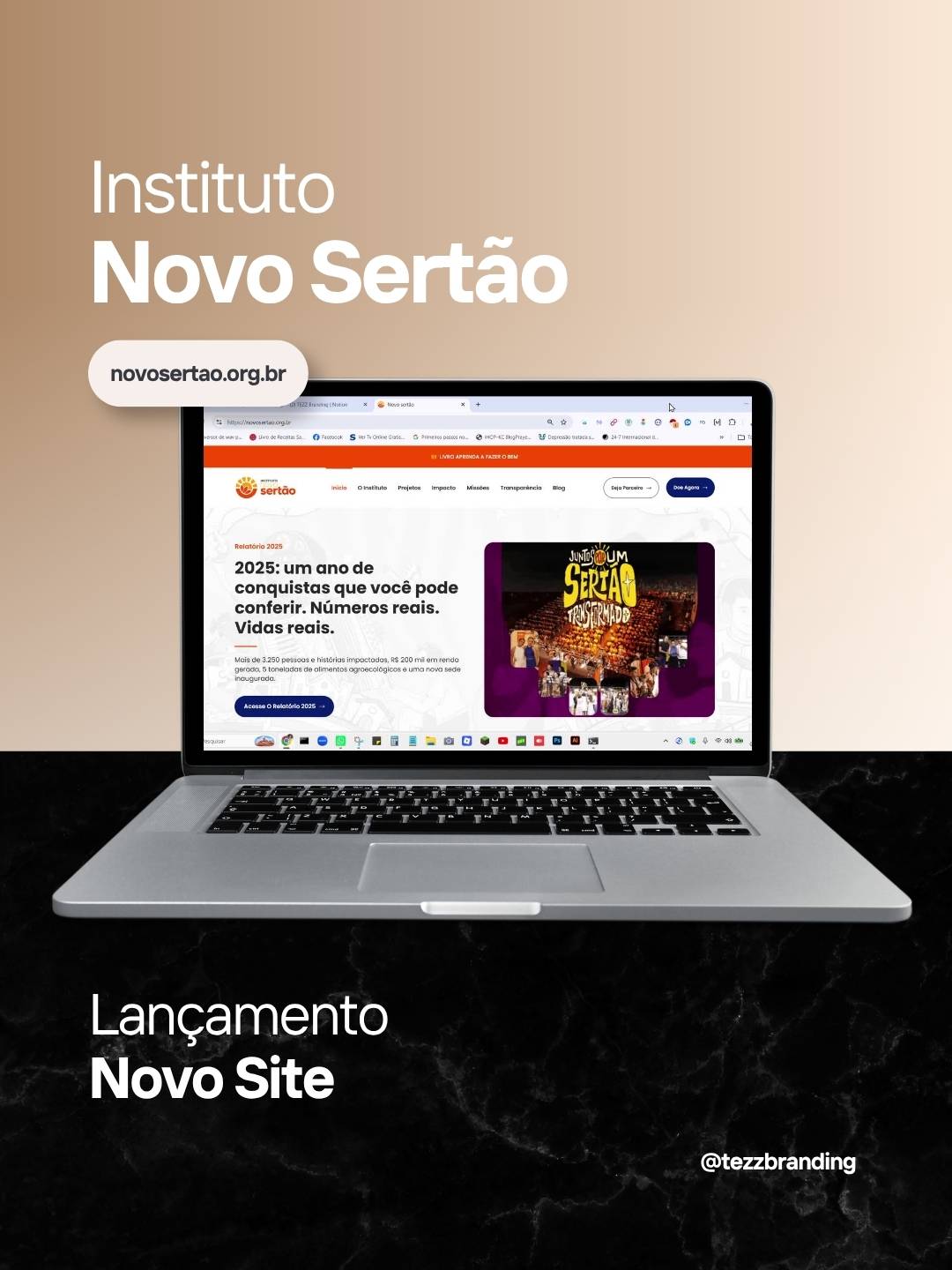 Lançamento do Novo Site