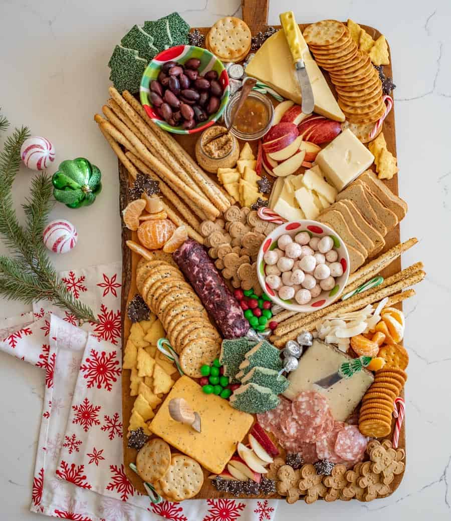 christmas cheese board.