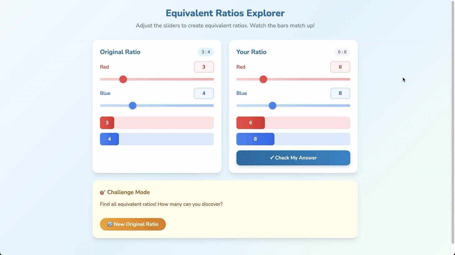 Equivalent Ratios Explorer preview