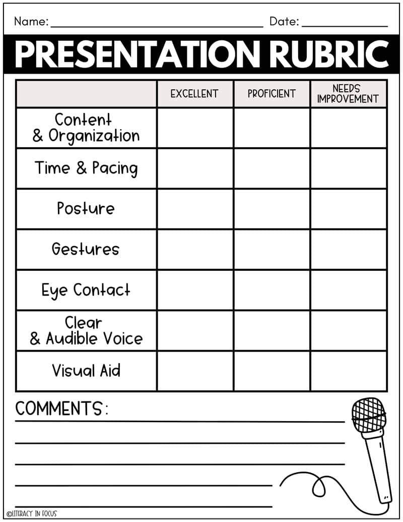 topics for speech grade 6