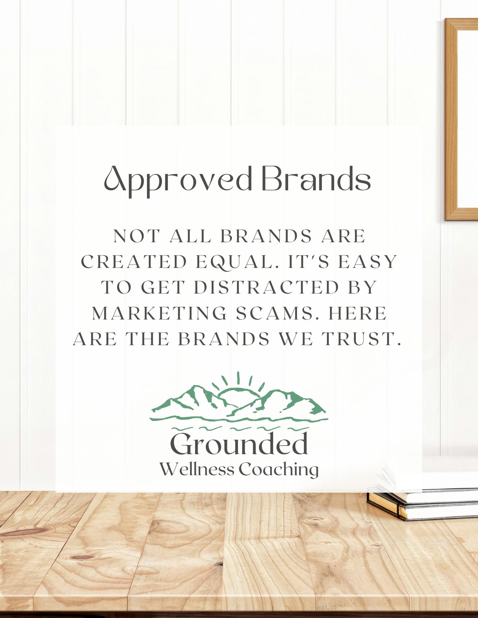 Approved Brands List
