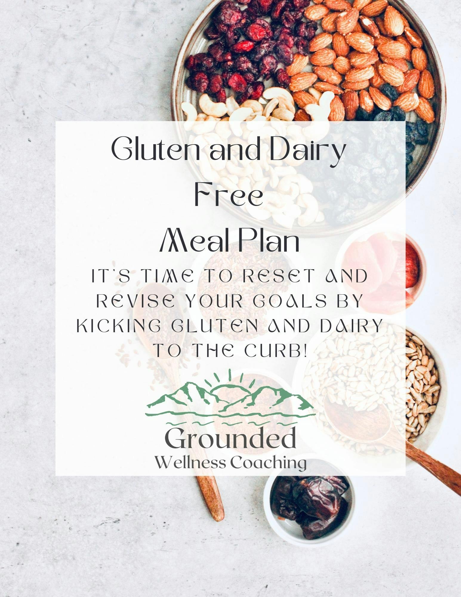 Gluten Free & Dairy Free Meal Plan