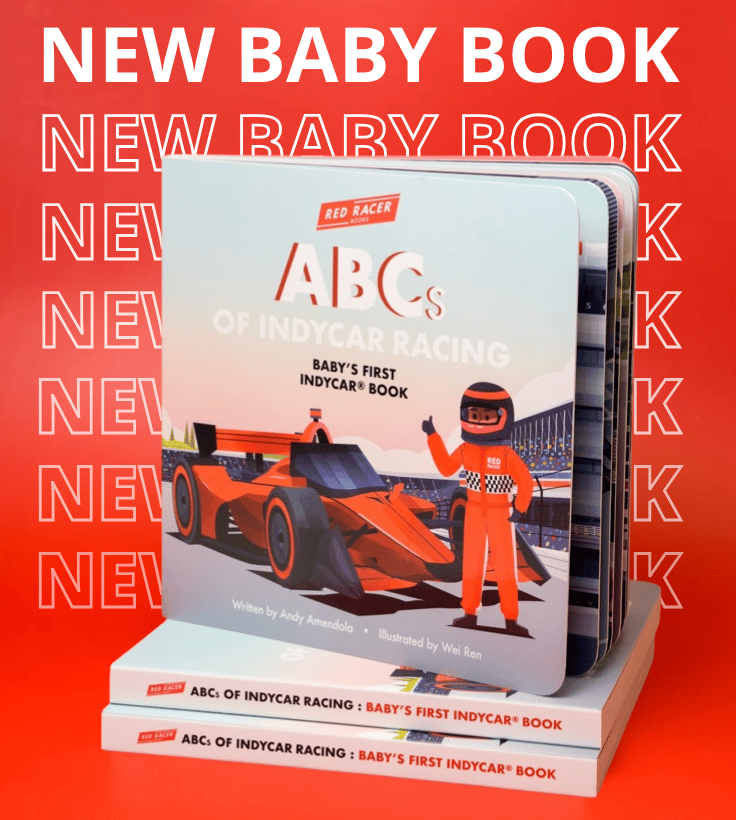 image of new abc indycar baby book