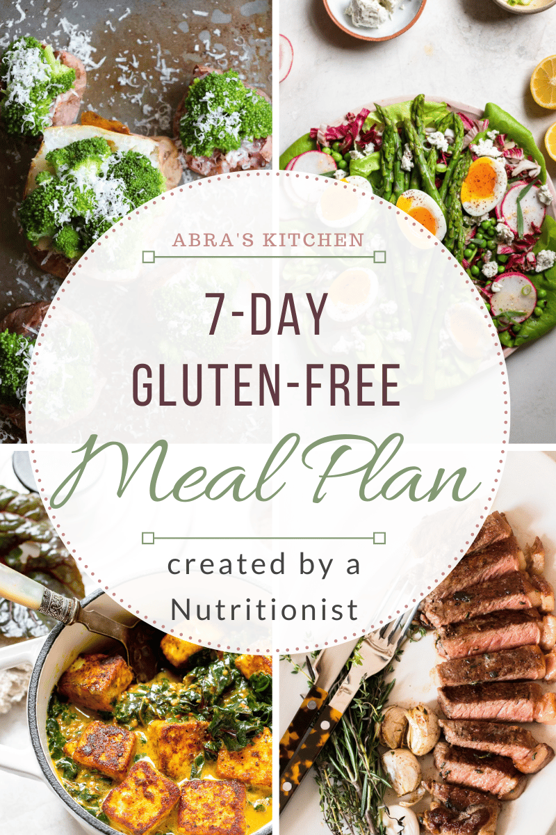 7 Day Gluten Free Meal Plan