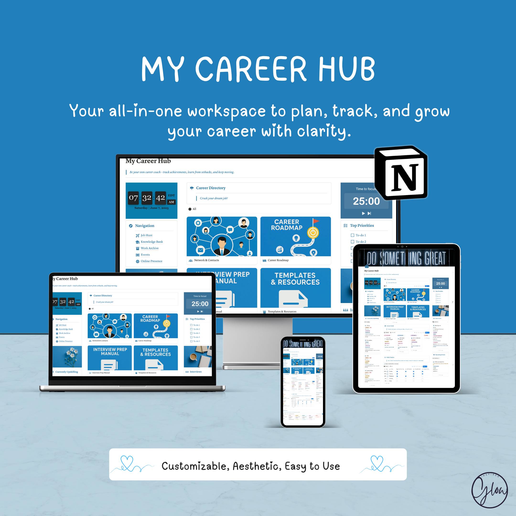 My Career Hub - Your Complete Career Organization Notion Template