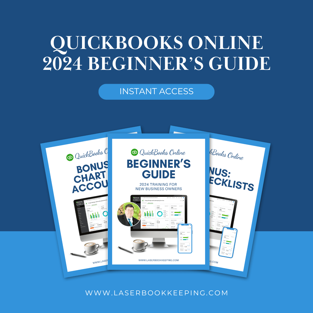 QUICKBOOKS ONLINE 2024 BEGINNER'S GUIDE EBOOK