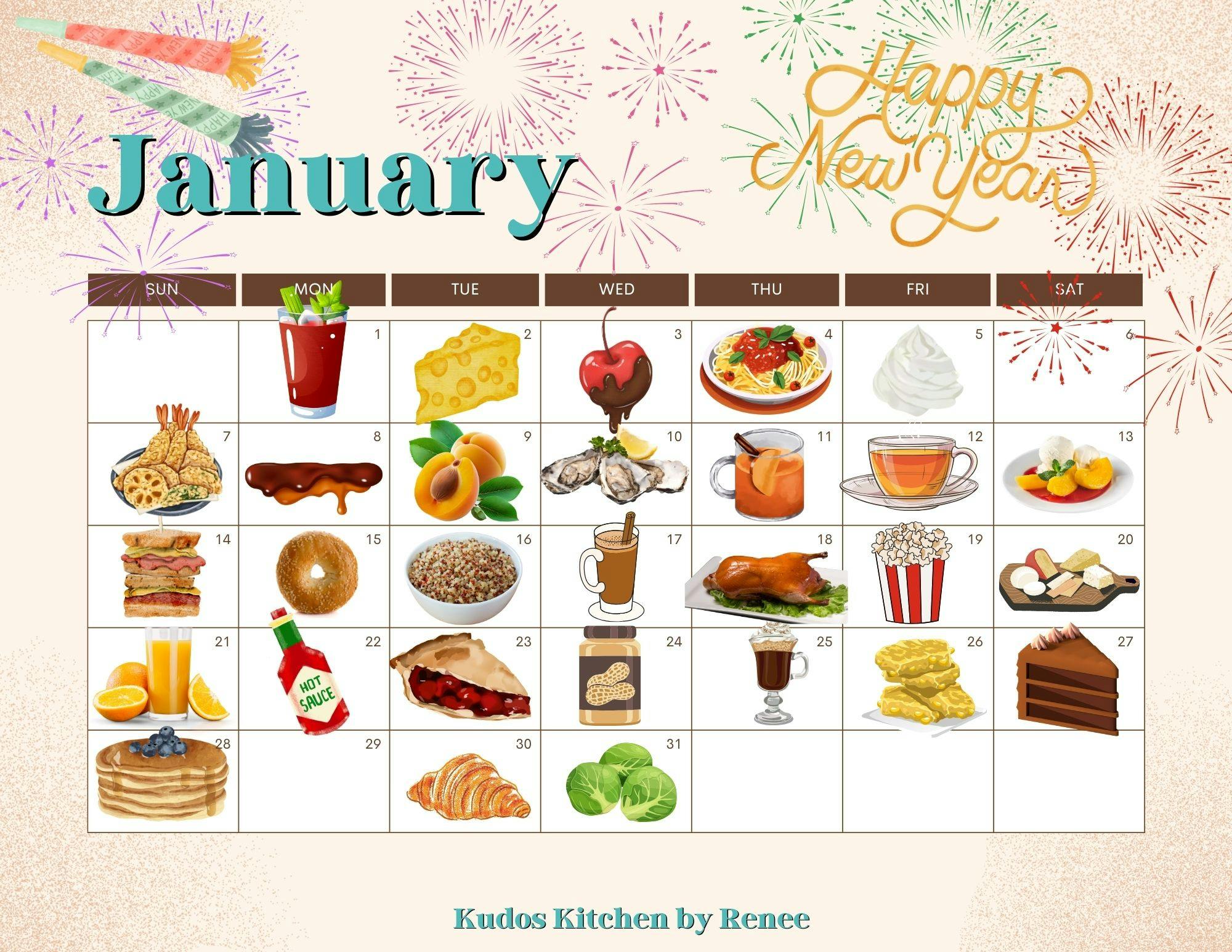 2024 Food Holiday Calendar