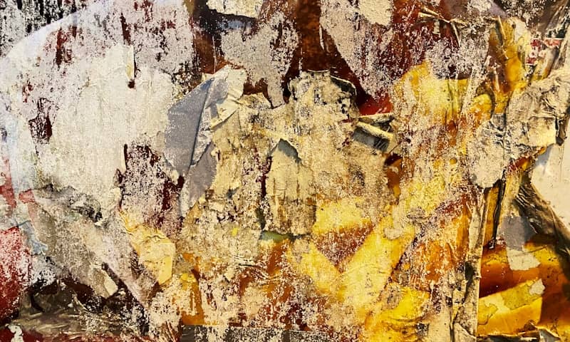 Torn paper and textured abstract background