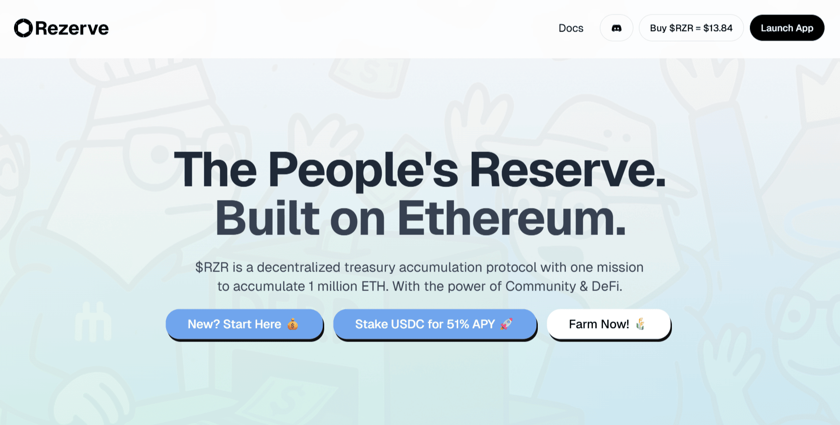 Rezerve website