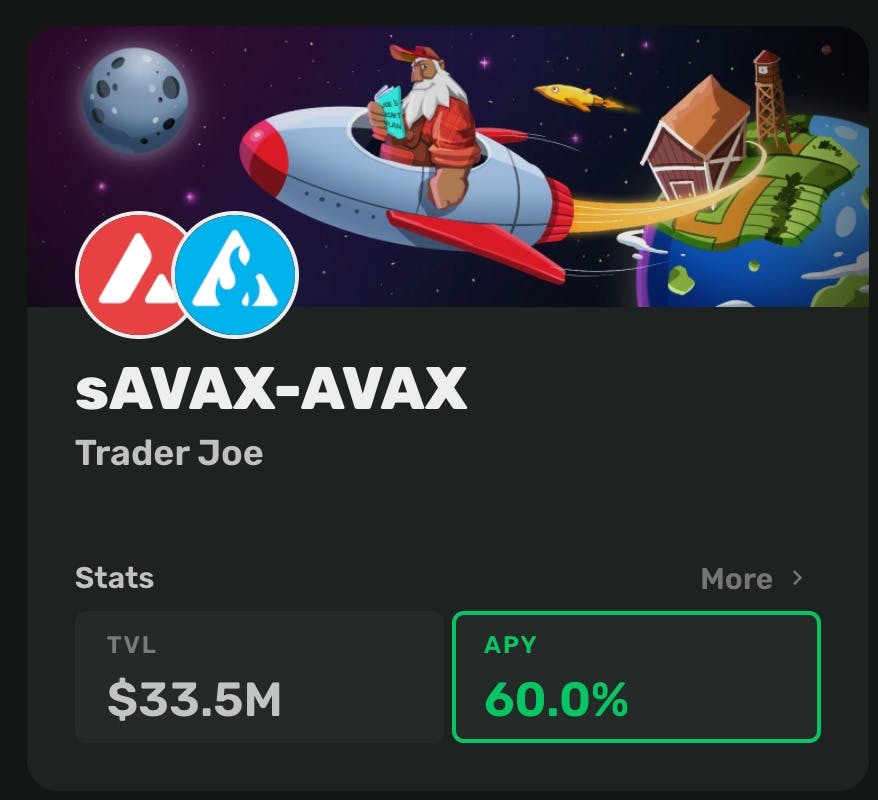 Yield Yak Offering the best yields on sAVAX-AVAX