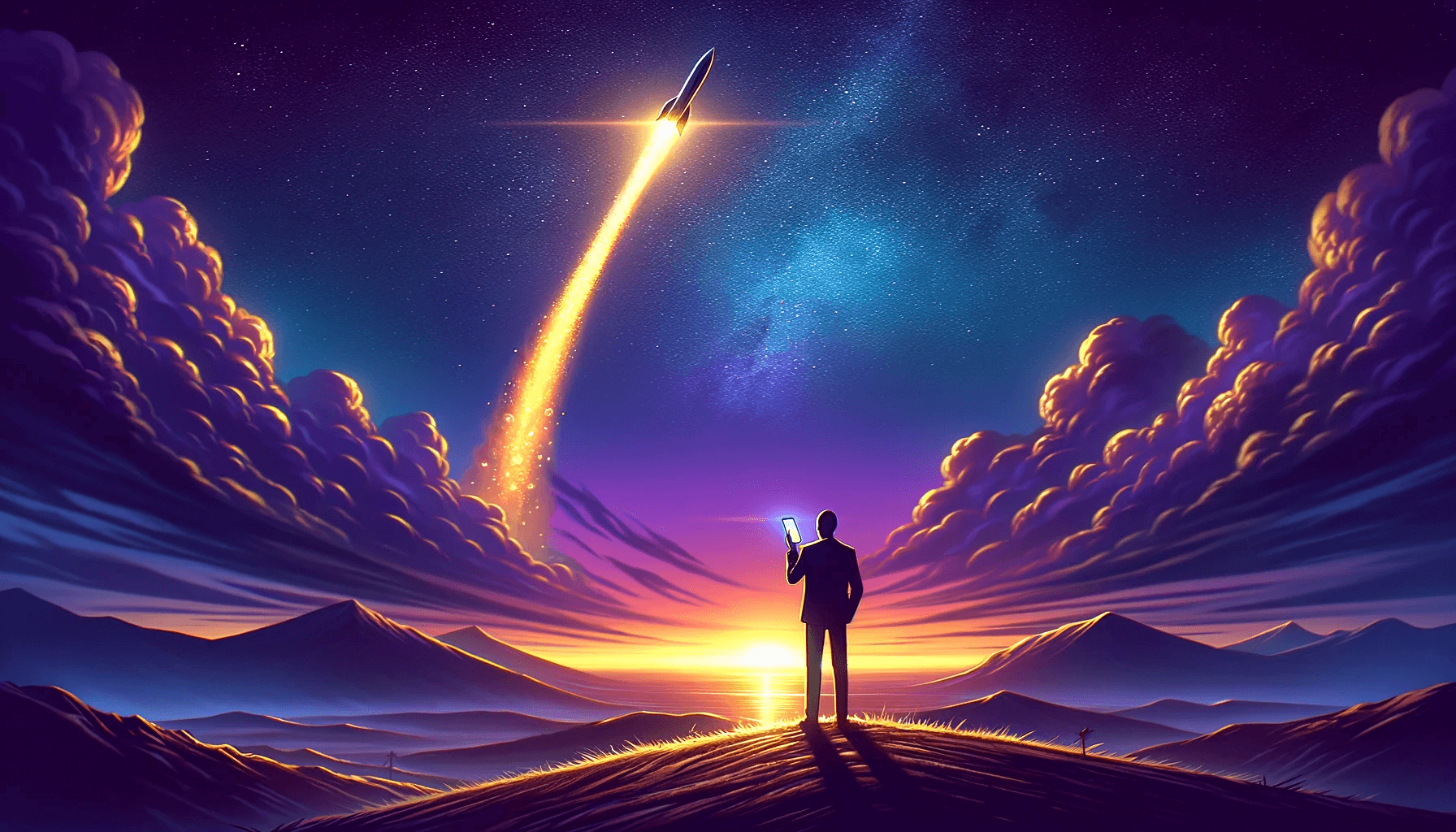 a person who missed a rocket.