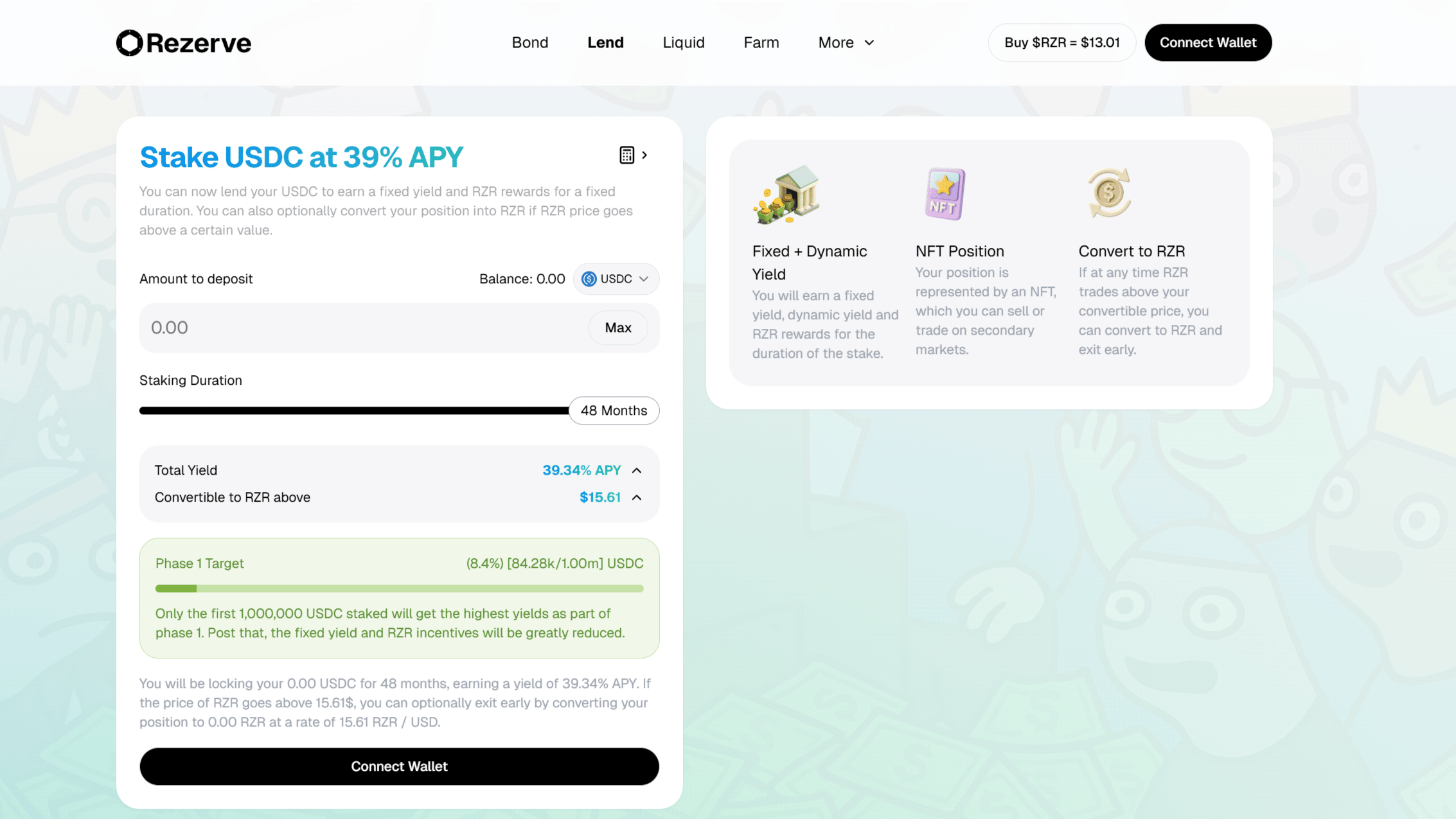 Rezerve website