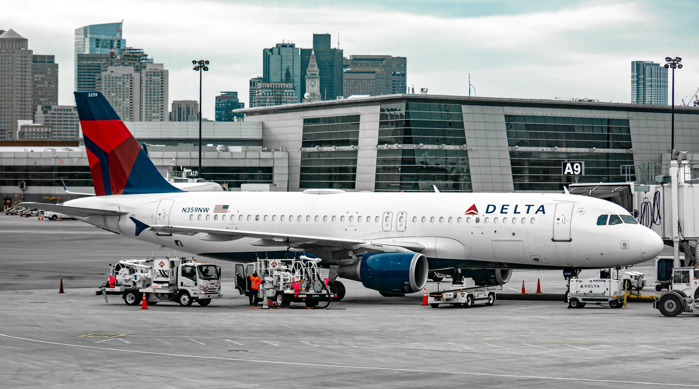 Delta Airlines airplane 