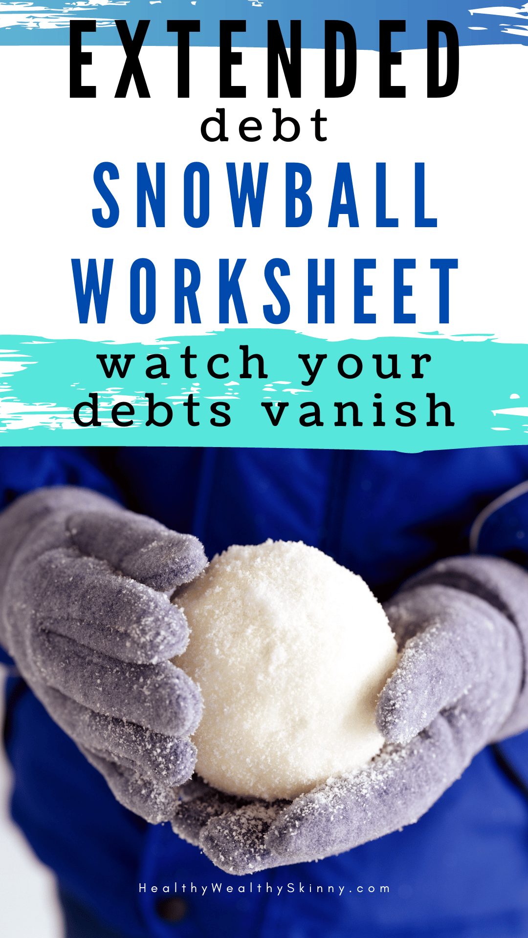 Debt Snowball Worksheet - Extended Version - Excel