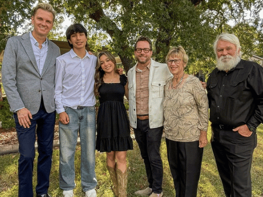 Family photo at Logan’s wedding